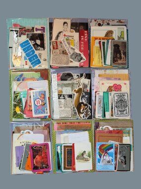 5/$25 Vintage Ephemera Pack Junk Journal & Collage Supplies